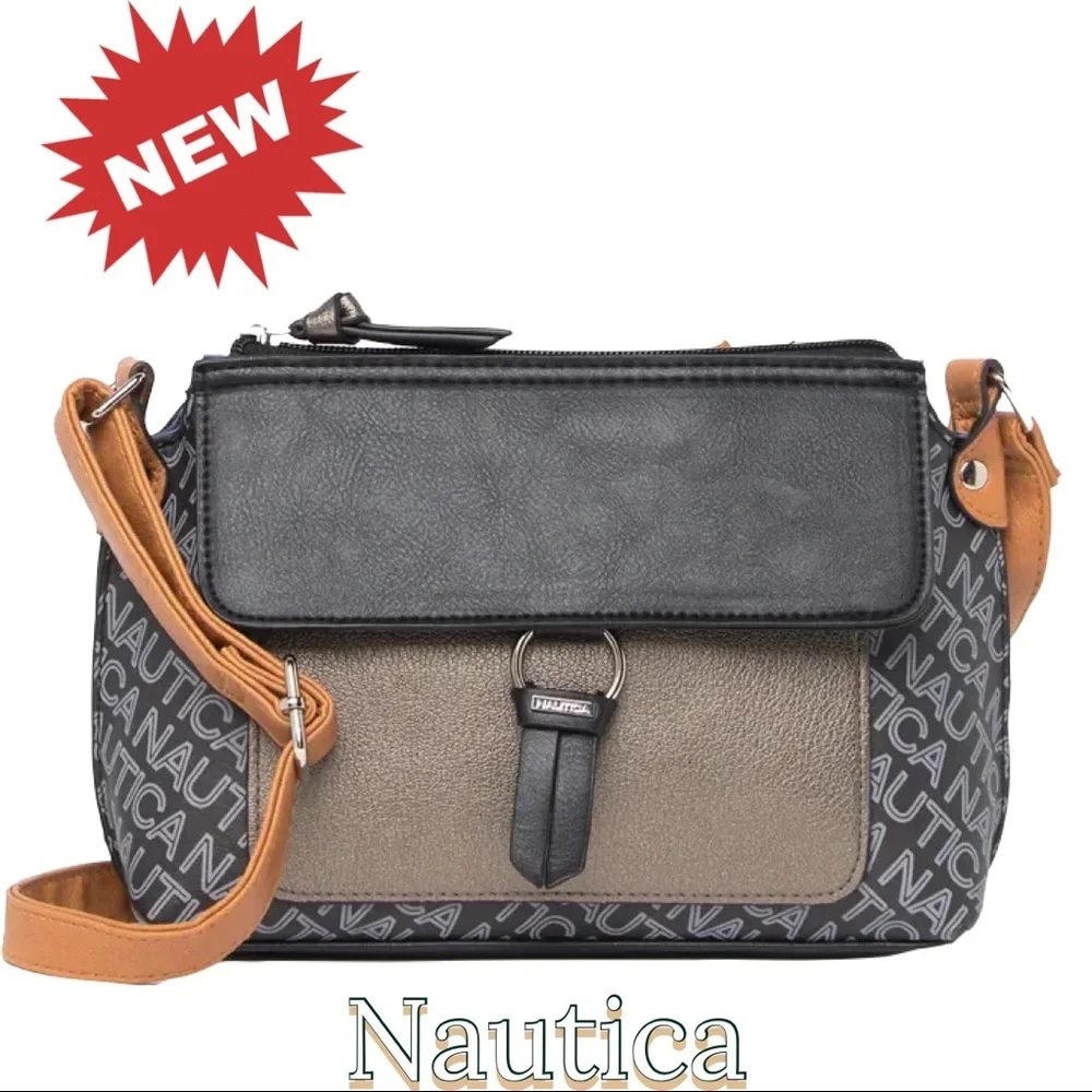 🆕 Nautica Citadel Logo Crossbody Bag